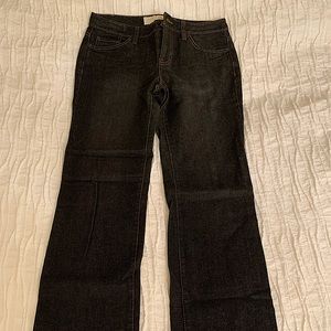Ann Taylor LOFT boot cut jeans dark wash size 4
